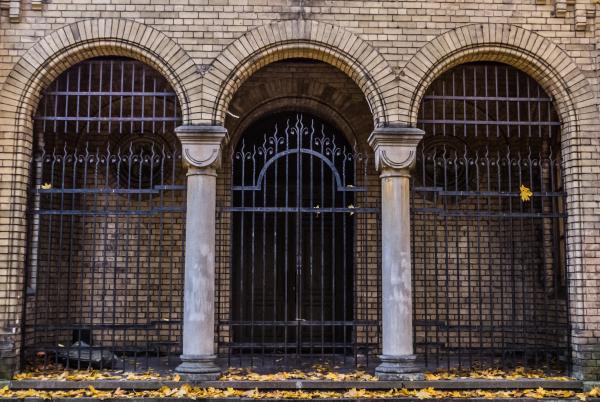 Old cemetery doors