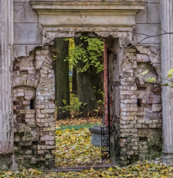 Old cemetery doors
