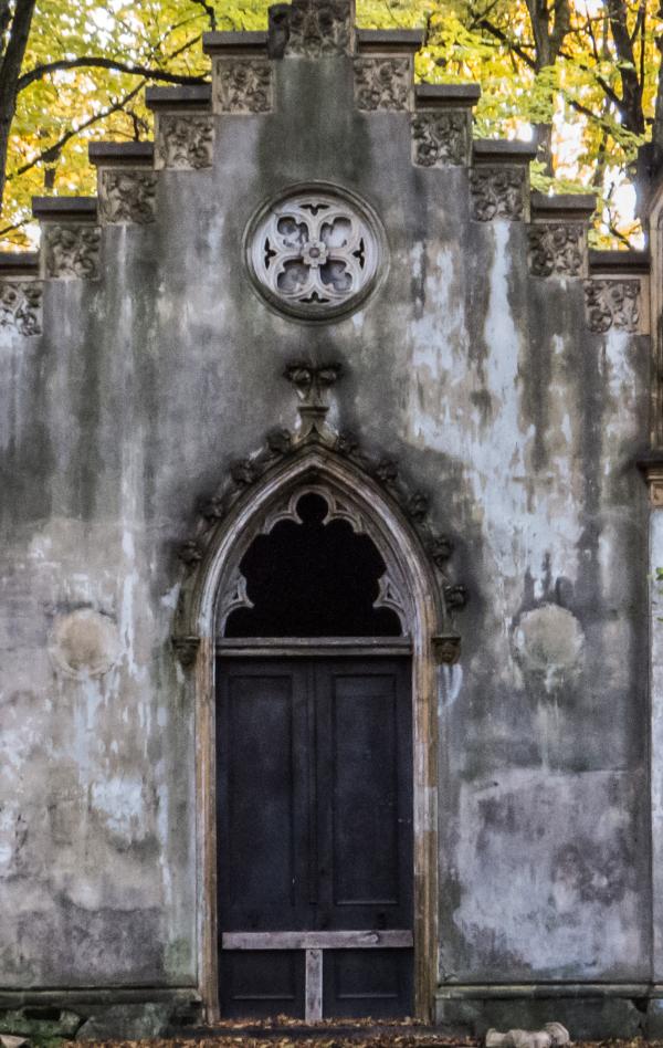 Old cemetery doors