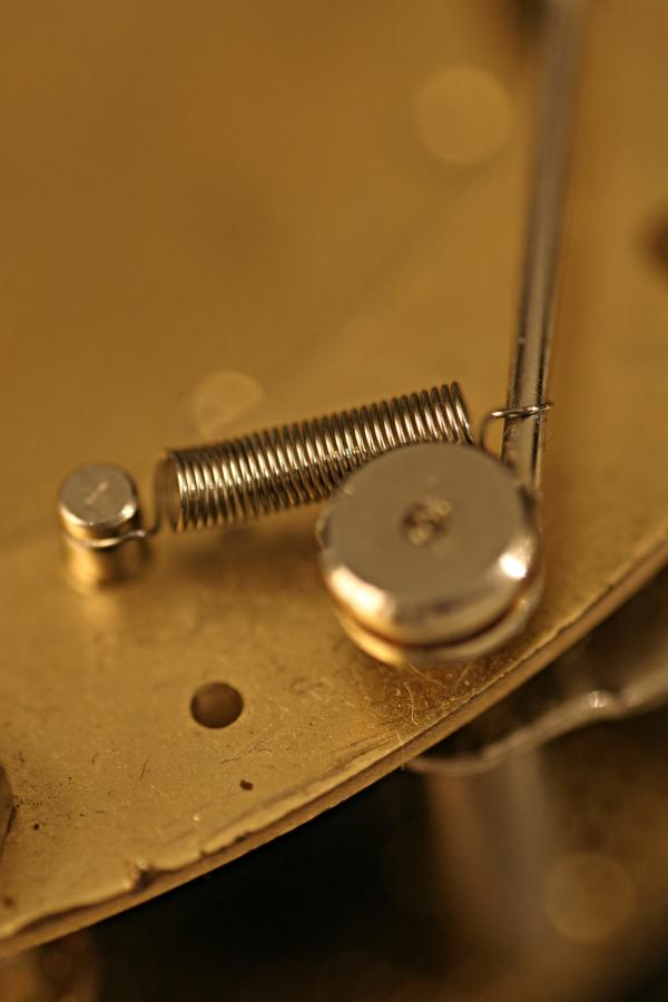 Old clock marcro shot