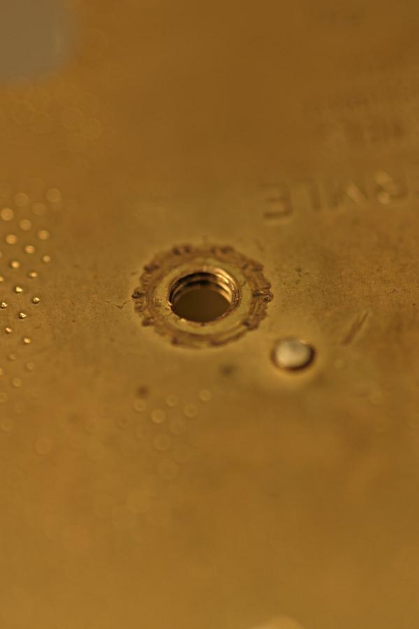 Old clock marcro shot