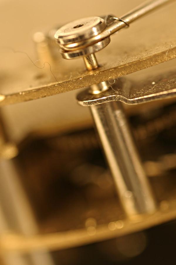 Old clock marcro shot