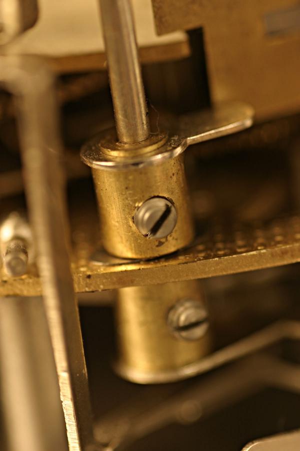 Old clock marcro shot