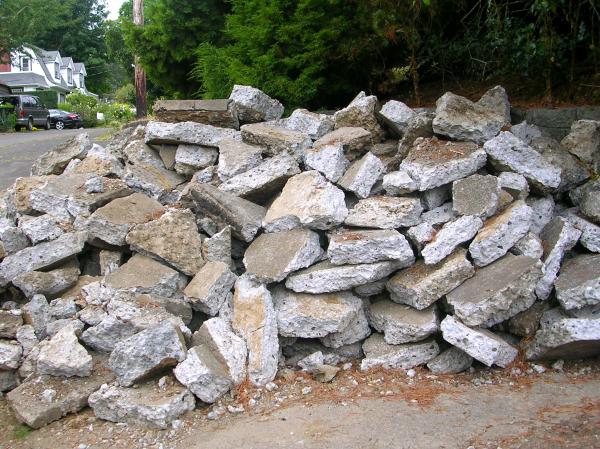 Old Concrete Block
