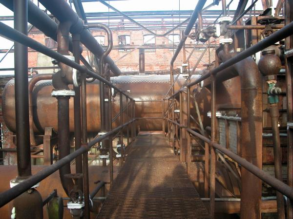 Old factory pipes