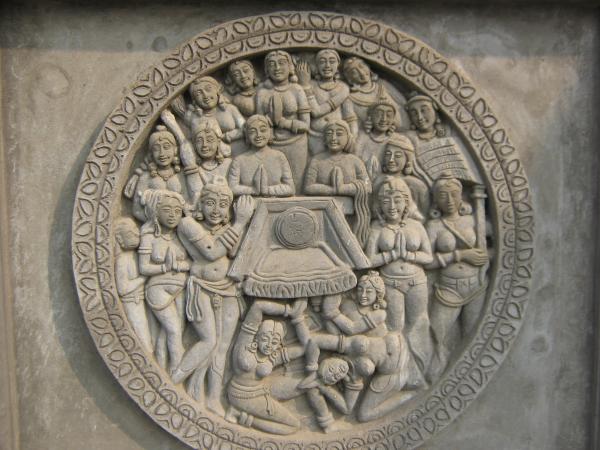 Old Sculpture of Women