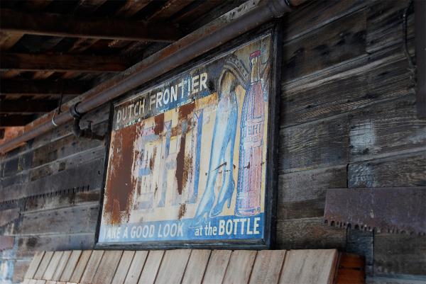 Old Sign &amp; Saw Blades