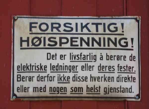 Old sign