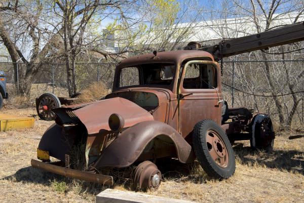 Old Truck on the Workshop