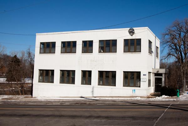 White building