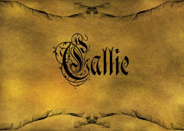 Old World Calligraphy
