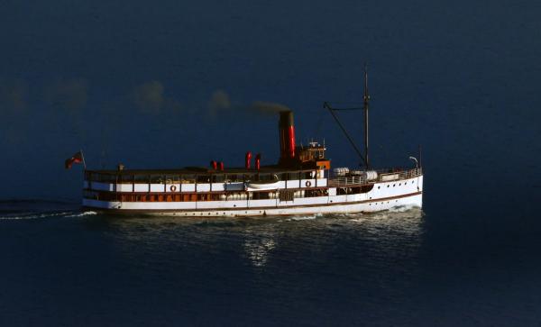 On Lake Wakatipu. TSS Earnslaw.
