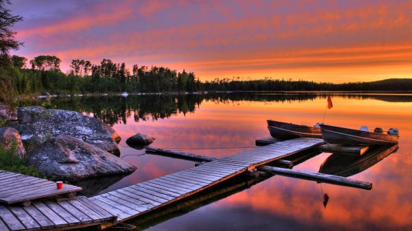On the lake