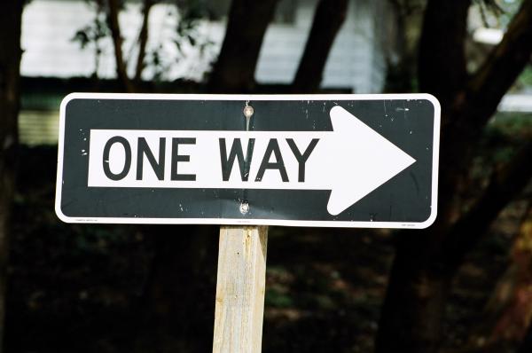 One way