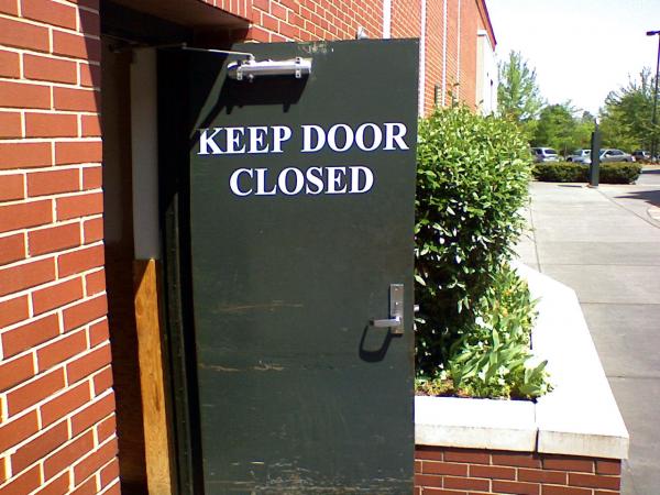 Open door