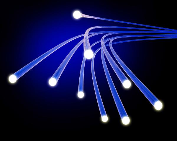 Optical Fiber Network Indicates Global Communications And Communicate