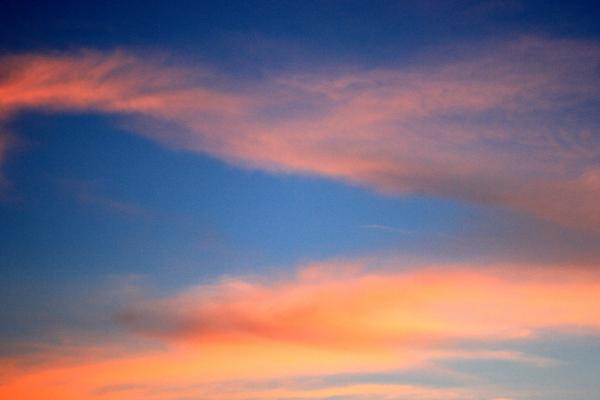 Orange Blue Sky