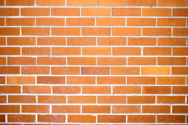 Orange brick wall
