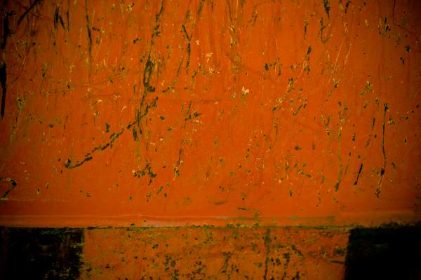 Orange Scratched Metal Texture