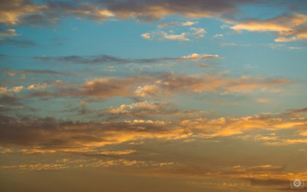 Orange Sky Background