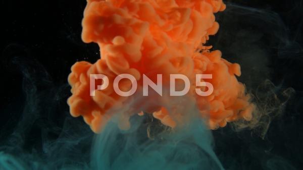 Orange smoke