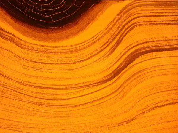 Orange Wood Grain Background