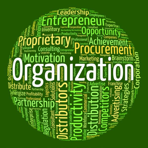 Organization Word Indicates Structuring Consortium And Text