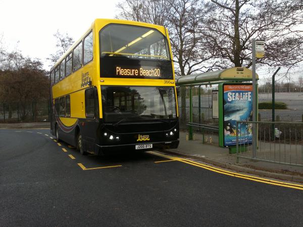 Out with/In with (Blackpool Transport 366)