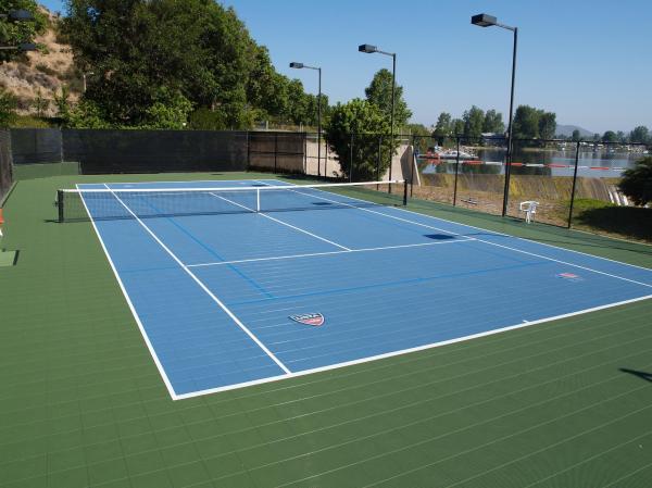 Outside Tennis Court