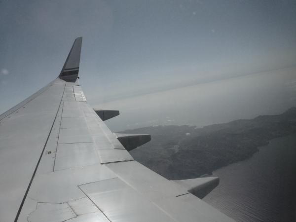 Outside the window