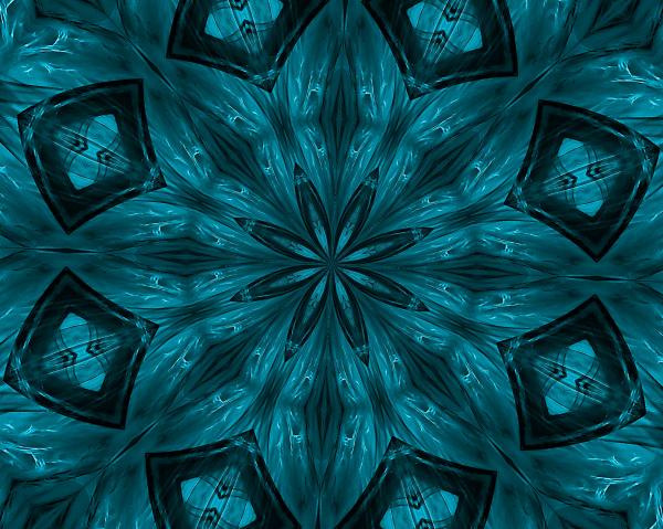 Oval Fractal Background