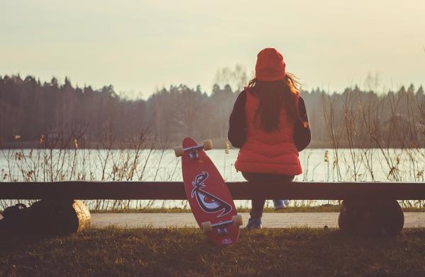 Overlooking the lake