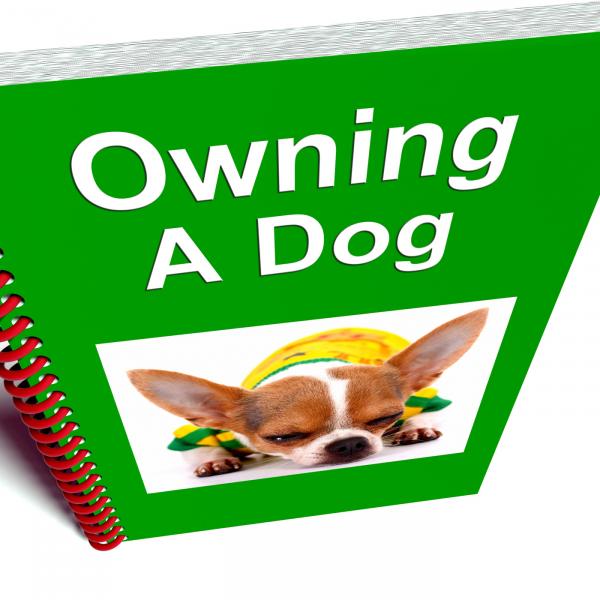 Owning A Dog Book Shows Canine Care Advice