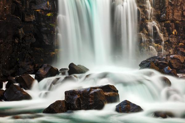 Oxararfoss Close-up