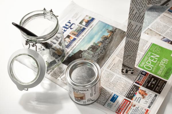 Paint and brushes