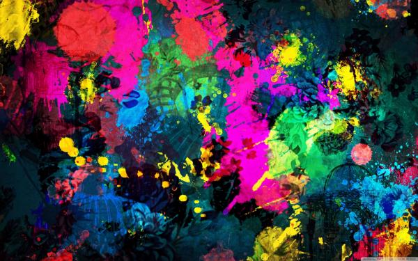 Random Paint Splatter