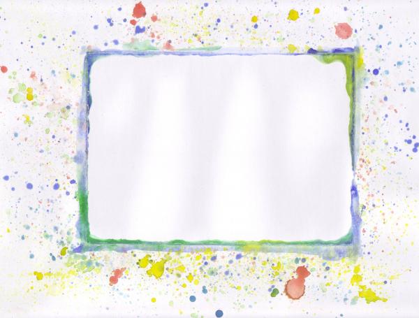 Painted frame