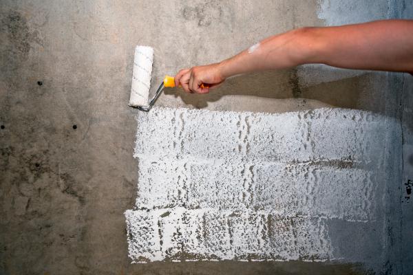 Painting a wall