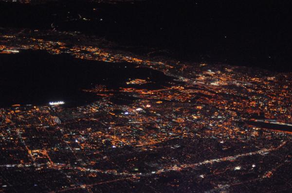 Palo Alto at night