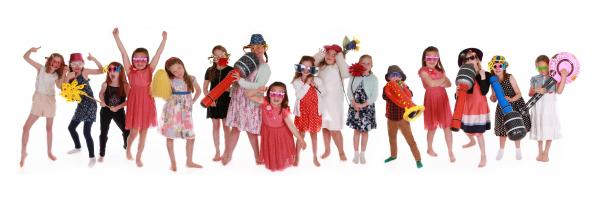 Panoramic Party - Children Having Fun