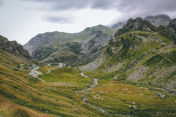 Panoramic Photo of Mountains Photo Taken