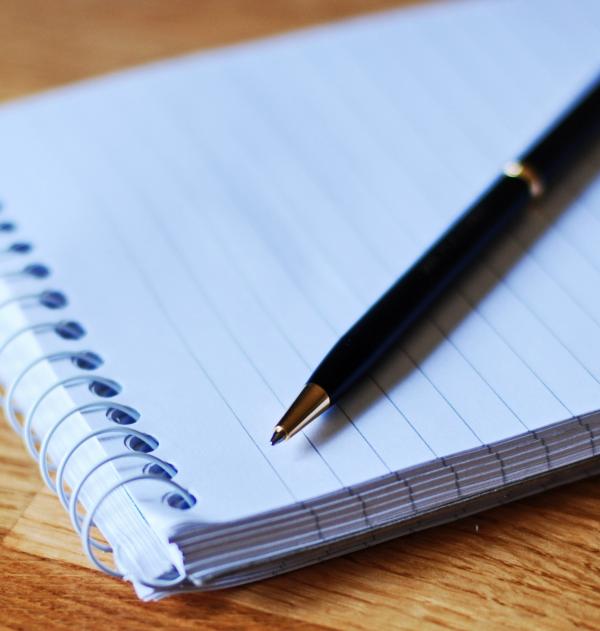 Paper and pen