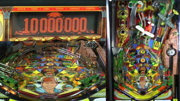 Paris playing Pinball