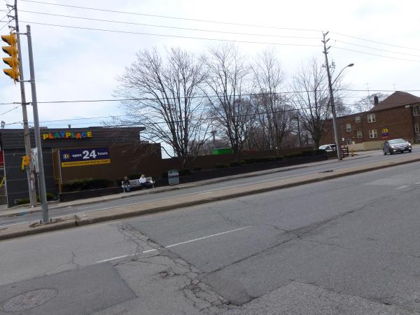 Parts of panoramas of intersections where there will be Eglinton Crosstown LRT stations, GPS embedded, taken 2013 04 25 (24).JPG