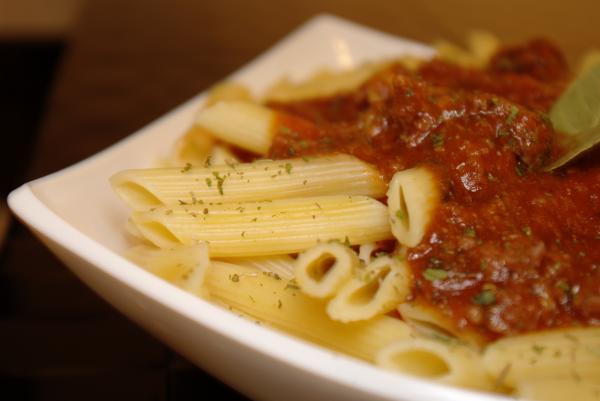 Pasta with tomato
