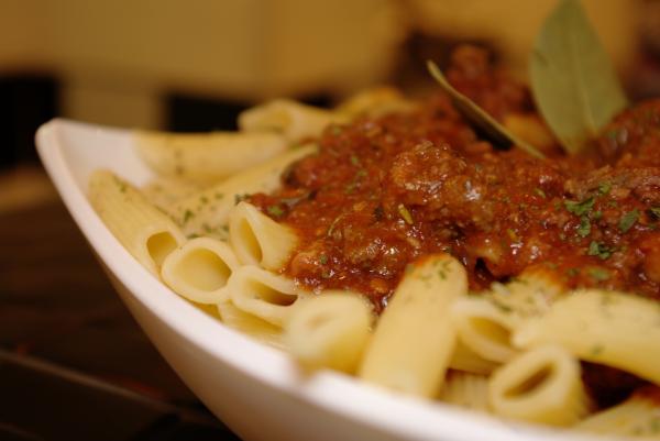 Pasta with tomato