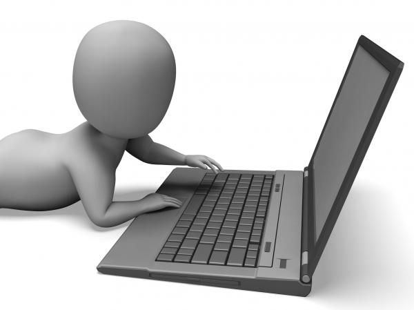 Pc Computer Showing Surfing Web Online