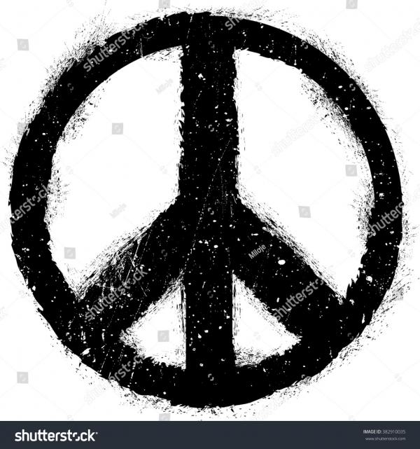 Peace Grunge Sign