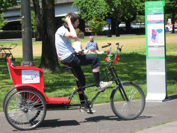 Pedicab in Waterfront Park