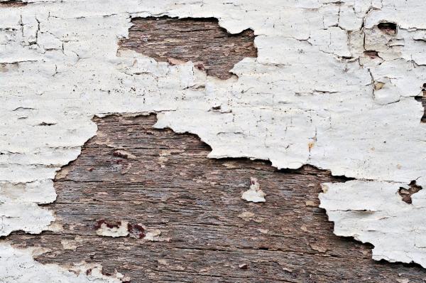 Peeling paint